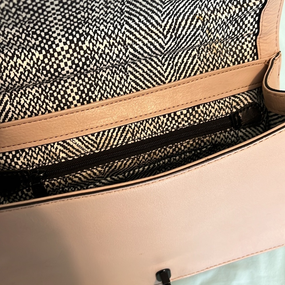 Rebecca Minkoff Chevron Quilted Small Love Crossbody with matching wallet - Picture 9 of 12